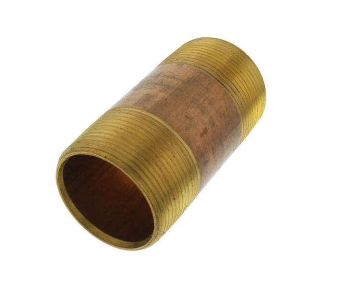 1-1/2x3-1/2 NIPPLE BRASS