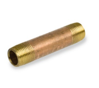 1-1/2x3 NIPPLE BRASS