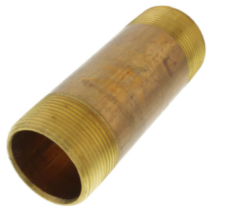 1-1/2x5 NIPPLE BRASS
