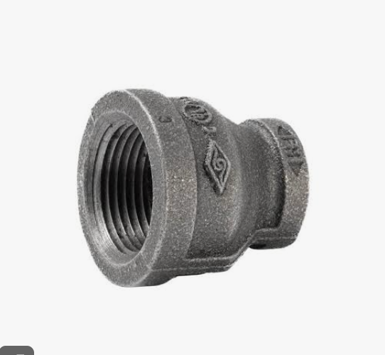 1x1/2 REDUCING COUPLING BLACK