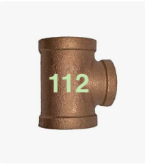 LF 1-1/2 TEE BRASS