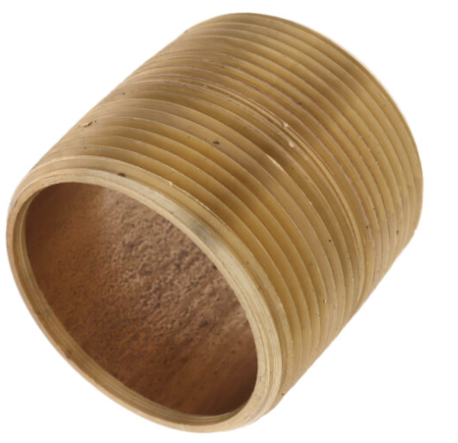1-1/2xCLOSE NIPPLE BRASS