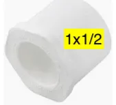 [112p40b, pvc bushing] 437-130 1x1/2 SPGxS BUSHING PVC40