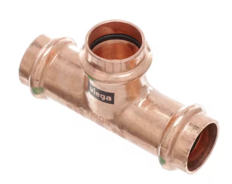[112PRt, 112pt, press tee] VIEGA PROPRESS 1-1/2 PRSxPRSxPRS PRESS TEE (237171) (77457)
