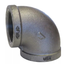 1-1/4 90 ELBOW BLACK