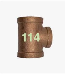 LF 1-1/4 TEE BRASS