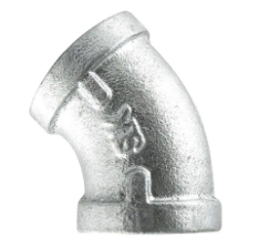 [114g45, galv elbow, 1-1/4 GALV 45 ELBOW, 1-1/4in GALV 45 ELBOW, GALV 45 ELBOW, 1-1/4 GALVANIZED 45 ELBOW, 1-1/4in GALVANIZED 45 ELBOW, GALVANIZED 45 ELBOW] 1-1/4 45 ELBOW GALV