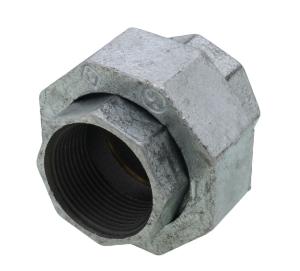 [114gu, galv union, 1-1/4 GALV UNION, 1-1/4in GALV UNION, GALV UNION, 1-1/4 GALVANIZED UNION, 1-1/4in GALVANIZED UNION, GALVANIZED UNION] 1-1/4 150# UNION GALV