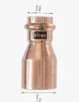 [11434PFTGR] VIEGA PROPRESS 1-1/4x3/4 FTGXPRS REDUCER (78092)