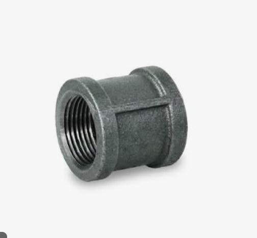 1/2 BANDED COUPLING BLACK