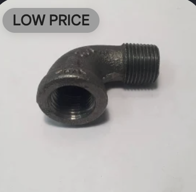 1/2 STREET 90 ELBOW BLACK
