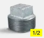 [12gp] 1/2 PLUG SQ HD GALV