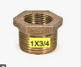 [134BRBU] LF 1x3/4 HEX BUSHING BRASS