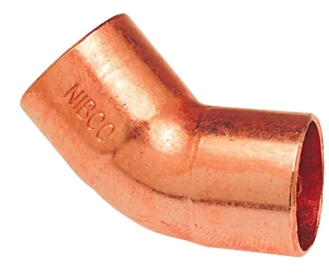 [1c45, 1C18B, 1in copper 45 elbow, 1 copper 45 elbow, copper elbow, 45 copper elbow] 1 CxC 45 ELBOW (606)