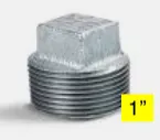 [1gp] 1 PLUG SQ HD GALV