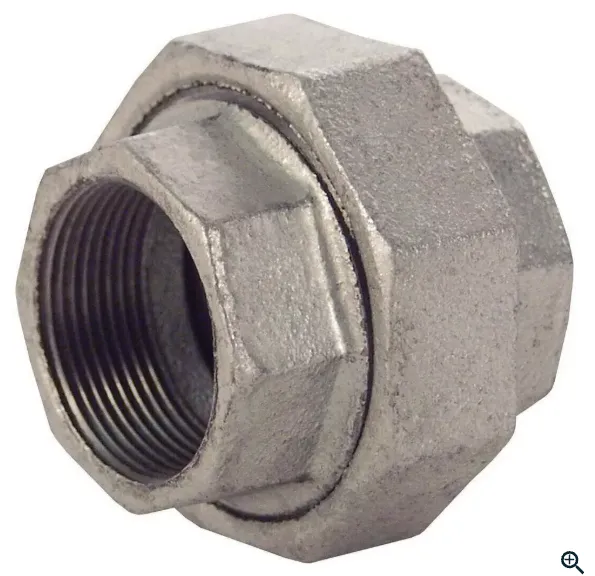 [1gu, galv union, 1in union, 1in galv union, Threaded union, 1in threaded union, 1 union, 1 galv union, 1 threaded union] 1 150# UNION GALV