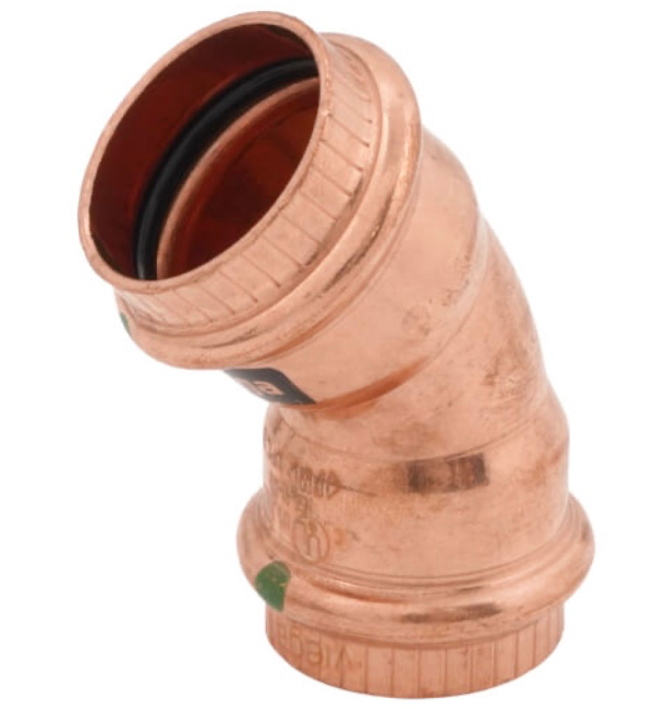 VIEGA PROPRESS 1 PRSxPRS 45 ELBOW (77028)