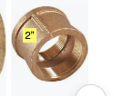 [2brcou] LF 2 COUPLING BRASS