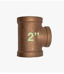 LF 2 TEE BRASS