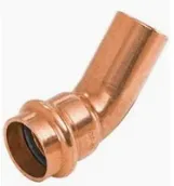 [2PST45] VIEGA PROPRESS 2 PRSXFTG 45 STREET ELBOW (77073)