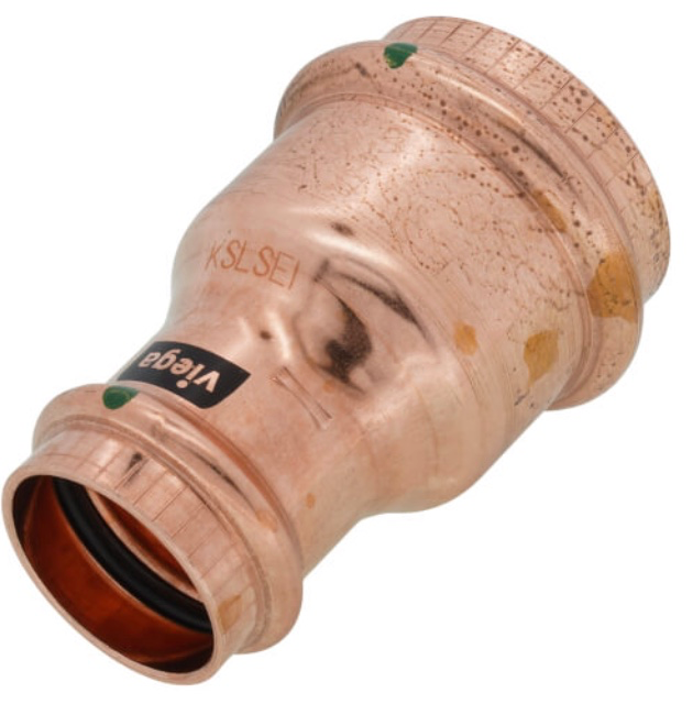 [1121PCOUP, propress reducer] VIEGA PROPRESS 1-1/2x1 PRSxPRS REDUCER (15588)