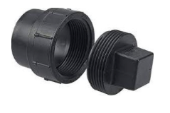 4 FTG CLEANOUT ADAPTER ABS (ABS105) (103704S) (5816)