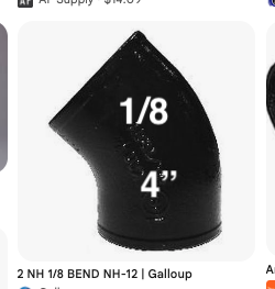 [4nh18] 4 1/8 BEND NH