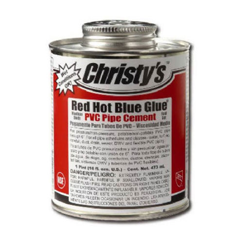 [absglue, glue, christy] CHRISTY'S RED HOT BLUE GLUE (1PT) (RH.RHBV.PT.24) (505199)