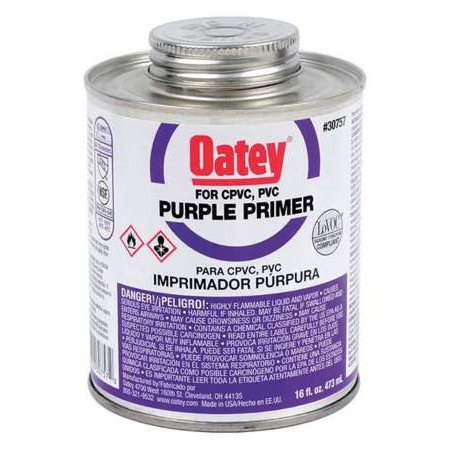 [pvcprimer, primer, Oatey] OATEY 30757 PURPLE PRIMER-NSF 16oz (PINT)