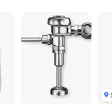 [urinal valve] SLOAN 3982604 186XL-0.125GPF REGAL MANUAL URINAL FLUSH VALVE .125GPF 3/4" TOP SPUD