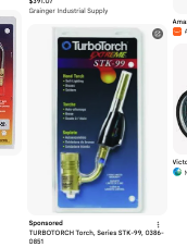 [STK99, TURBO99] TURBO STK-99 HAND TORCH SELF LIGHT (0386-0851)