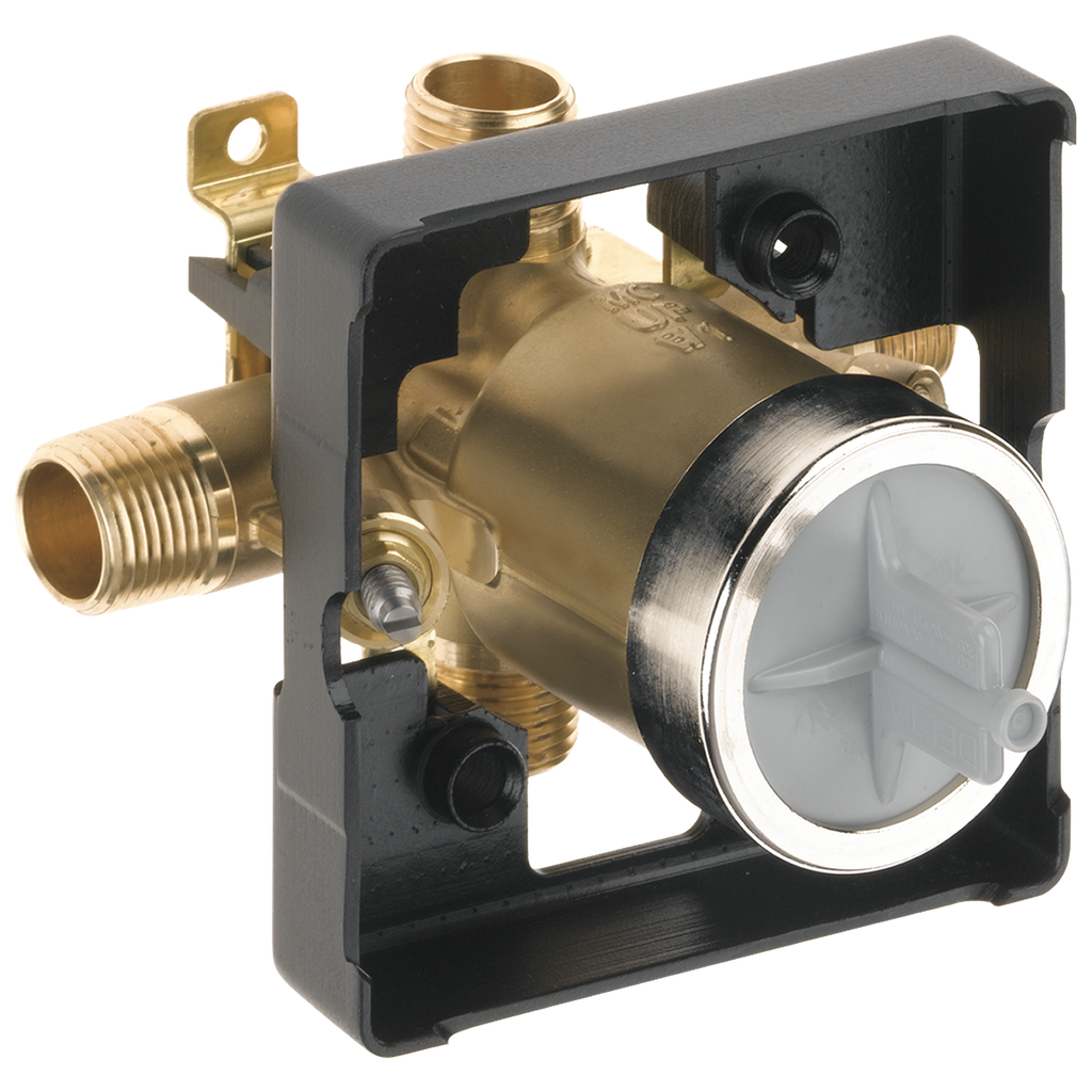 DELTA R10000-UNWS T&S ROUGH VALVE W/ STOPS
