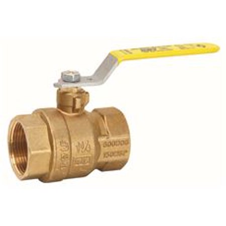 [RW 5544AB, 5544AB, 1-1/4" BALL VALVE, RED HDL VALVE, 114BV] RW 5544AB 1-1/4" IPS RED HDL F/P BALL VALVE