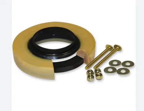 BLACK SWAN ML11588 4x3 WAX RING W/HORN W/BOLT & DBL NUTS/WASHERS
