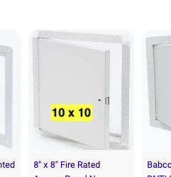 MAINLINE ML67901 10x10 STEEL PRIME COATED D/W ACCESS PANEL W/ SCREWDRIVER LOCK