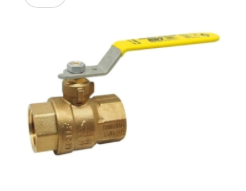 RW 5544AB 1" IPS RED HDL F/P BALL VALVE