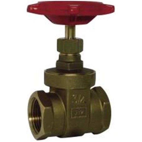 RW 206AB 3/4" IPS BRASS GATE VALVE