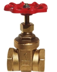 RW 206AB 1/2" IPS BRASS GATE VALVE