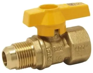 RW 5211 1/2" FIPxFLARE AGA GAS BALL VALVE