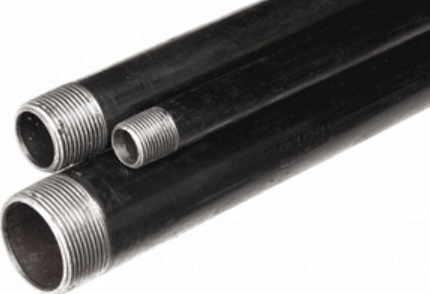 [SCH40, SCH40 BLACK PIPE, 114bpipe, 1-1/4 BLK PIPE, 1-1/4in BLK PIPE, BLK PIPE, 1-1/4 BLACK PIPE, 1-1/4in BLACK PIPE, BLACK PIPE, 21ft BLACK PIPE] 1-1/4"x21' BLK A53A SCH40 T&C PIPE *IMPORT*