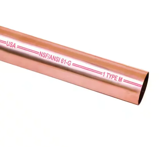 [112m, 112M10, COPPER PIPE] 1-1/2" x 10' "M" COPPER TUBE