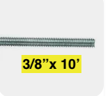 [Rod] 100EG-38 3/8"x10' ALL THREAD ROD EG (PGTR037-10)